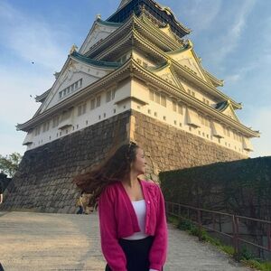 Loveshackfancy pink cardigan with bows